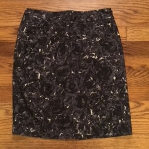 Ann Taylor LOFT Petite Floral Skirt